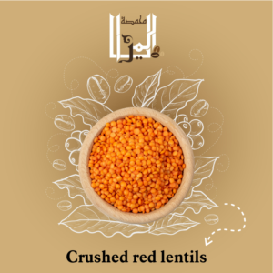 Crushed lentils