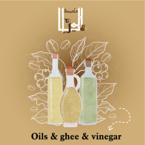 Oils & ghee & vinegar