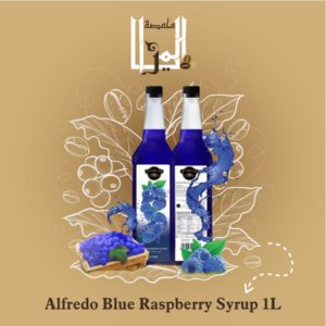 Alfredo Blue Raspberry Syrup 1L,سيروب التوت الازرق من الفريدو