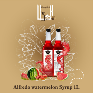 Alfredo watermelon Syrup 1L, سيروب البطيخ من الفريدو