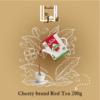 Cherry brand Red Tea 200g,شاي الكرزة خشن