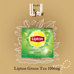 Lipton Green Tea 100bag , ليبتون شاي اخضر